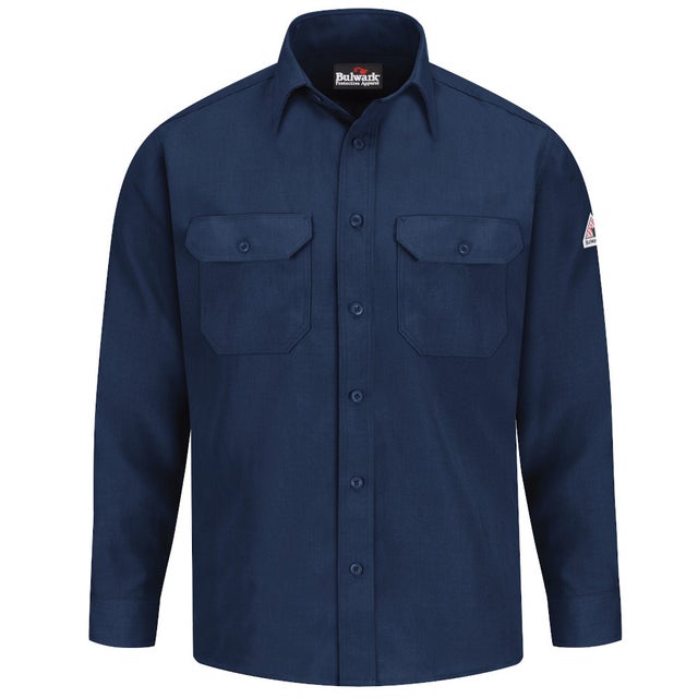 USED - FR Navy Blue Nomex Work Shirt